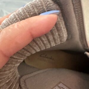 Clarks Taupe Suede Footwear